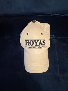 The Game Beige HOYAS Georgetown University Baseball Cap